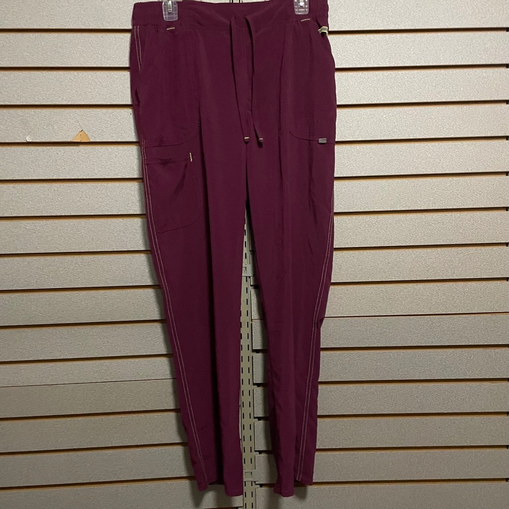 Scrubstar Women's Sweet Sangria  Scrubs Pants L G Recycled Polyester Blend‎